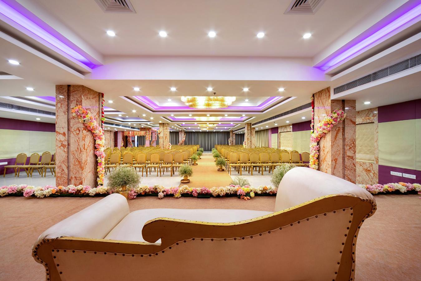 Stage Decor view -wedding hall in chennai