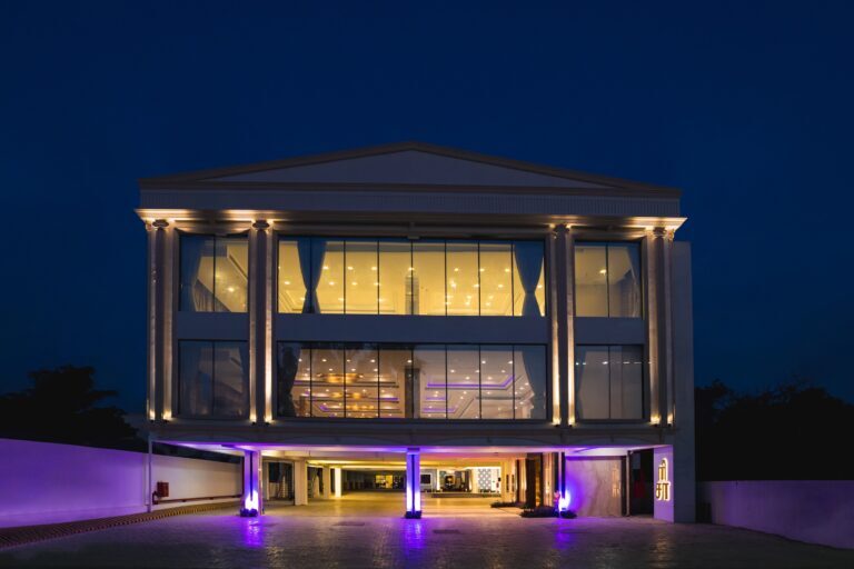 Risa Banquets hall night view