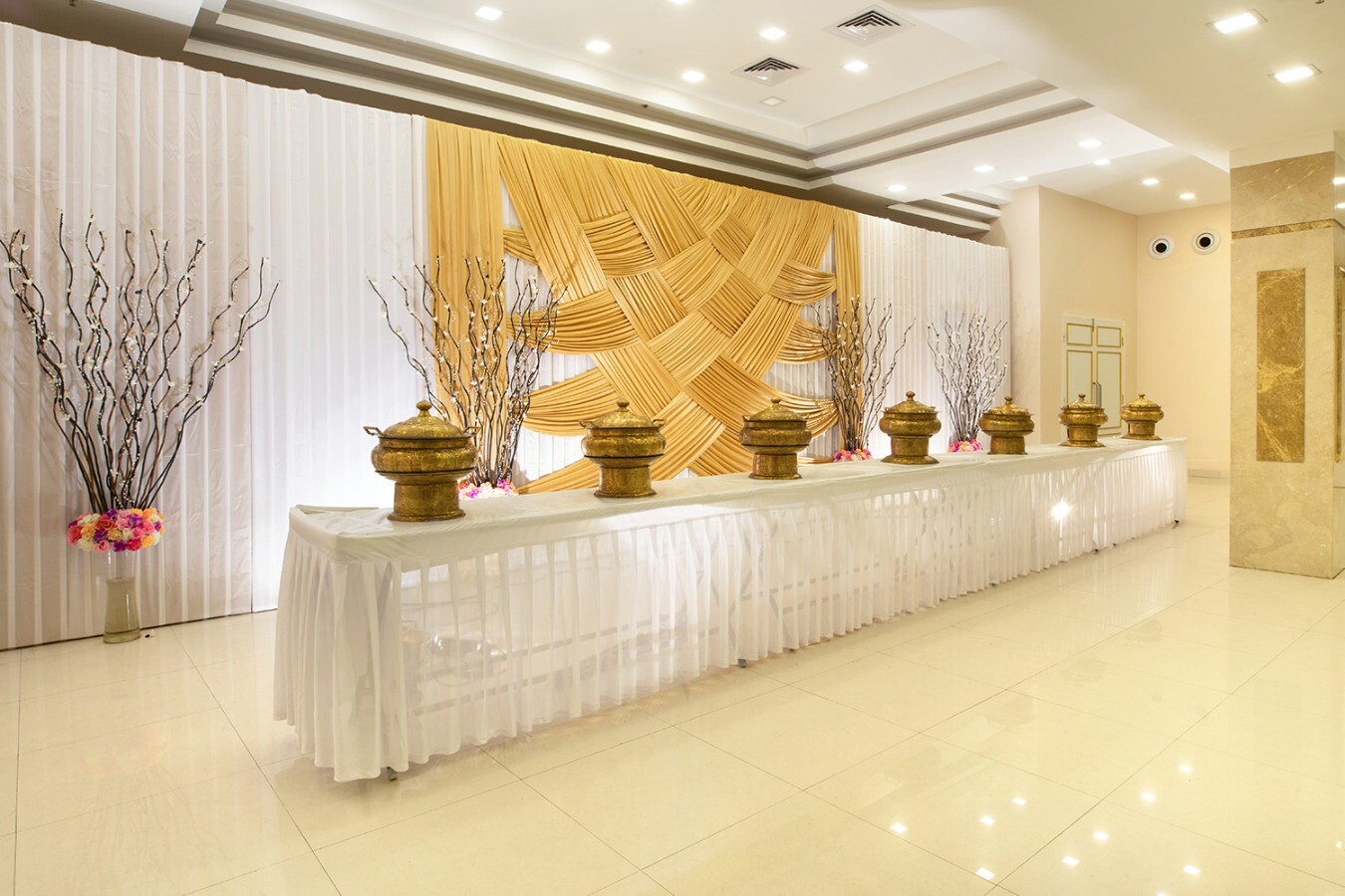 Grand Hall interior bottom left – ECR banquet venue for large events